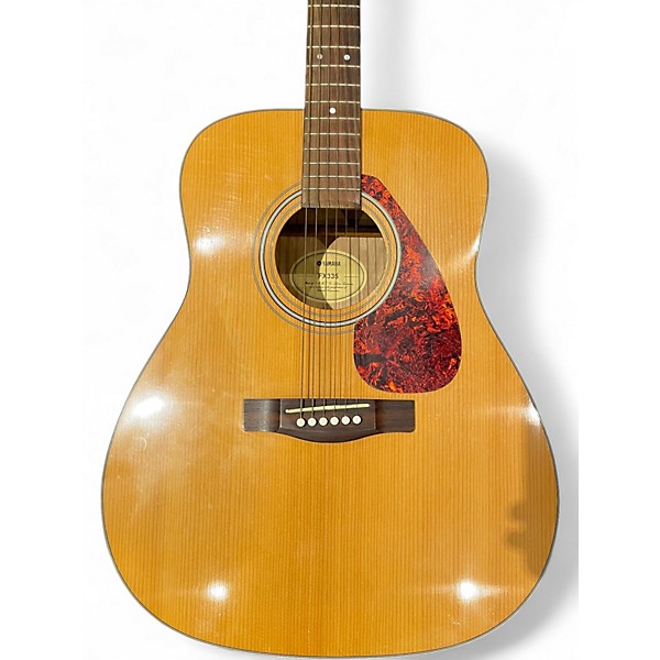 Used Yamaha FX335 Natural Acoustic Electric Guitar