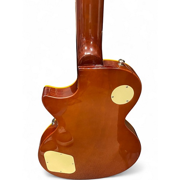 Used Firelfly Classic LP Style Trans Brown Solid Body Electric Guitar