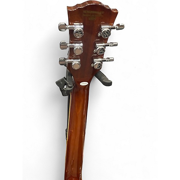 Used Firelfly Classic LP Style Trans Brown Solid Body Electric Guitar