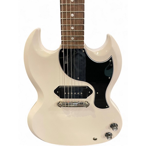 Used Epiphone Yungblood Signature SG Black and White Solid Body Electric Guitar