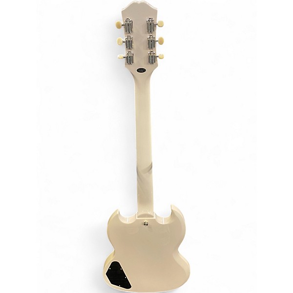 Used Epiphone Yungblood Signature SG Black and White Solid Body Electric Guitar