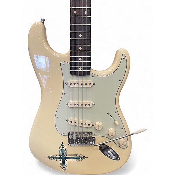 Used Fender Kenny Wayne Shepherd Signature Stratocaster ARTIC WHITE Solid Body Electric Guitar