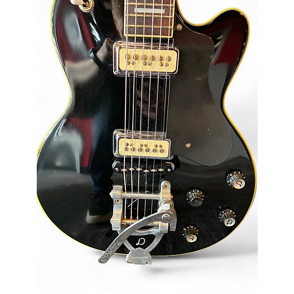 Used De Armond M-75T black Solid Body Electric Guitar