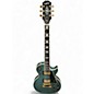Used Epiphone Les Paul Custom Trans Blue Solid Body Electric Guitar thumbnail