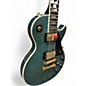 Used Epiphone Les Paul Custom Trans Blue Solid Body Electric Guitar