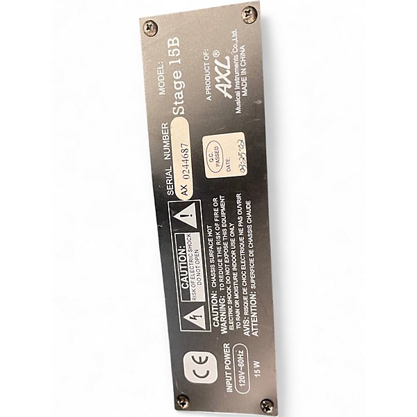 Used Johnson Stage 15B Bass Combo Amp