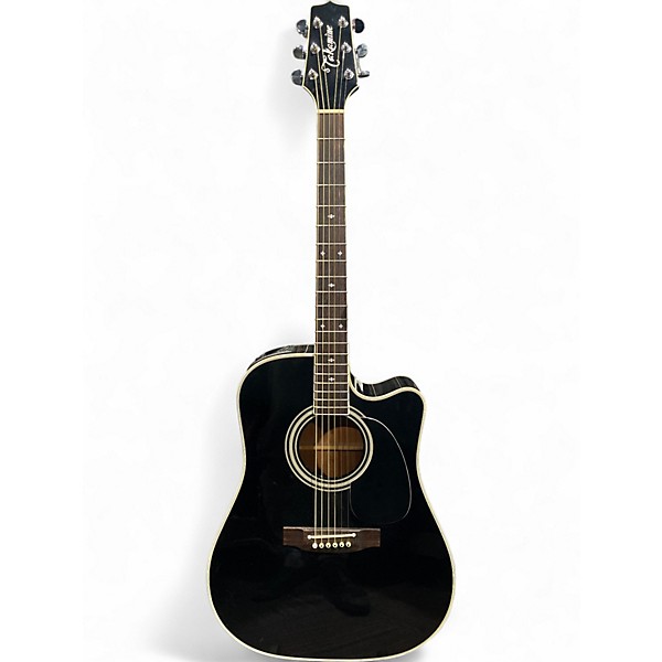 Used Takamine EF341C Black Acoustic Guitar