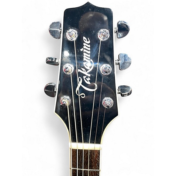 Used Takamine EF341C Black Acoustic Guitar