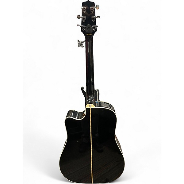 Used Takamine EF341C Black Acoustic Guitar