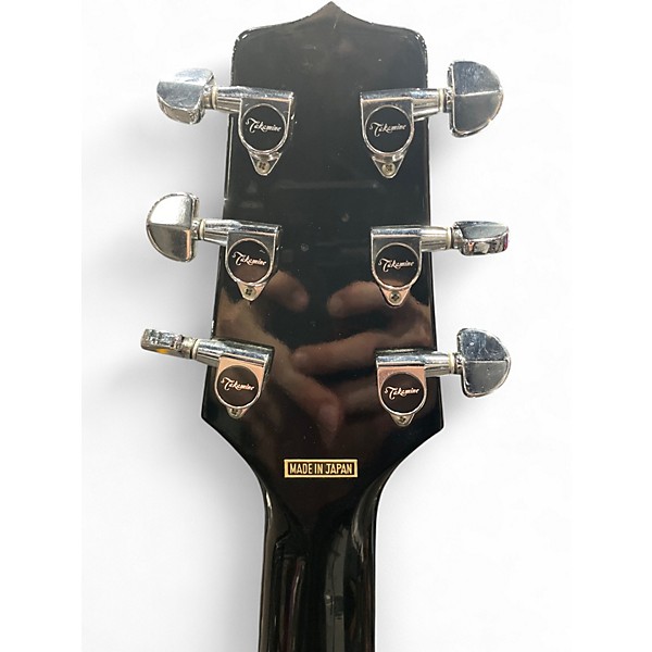 Used Takamine EF341C Black Acoustic Guitar