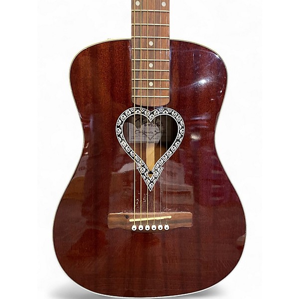 Used Fender Malibu  Mahogany Acoustic Guitar