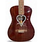 Used Fender Malibu  Mahogany Acoustic Guitar