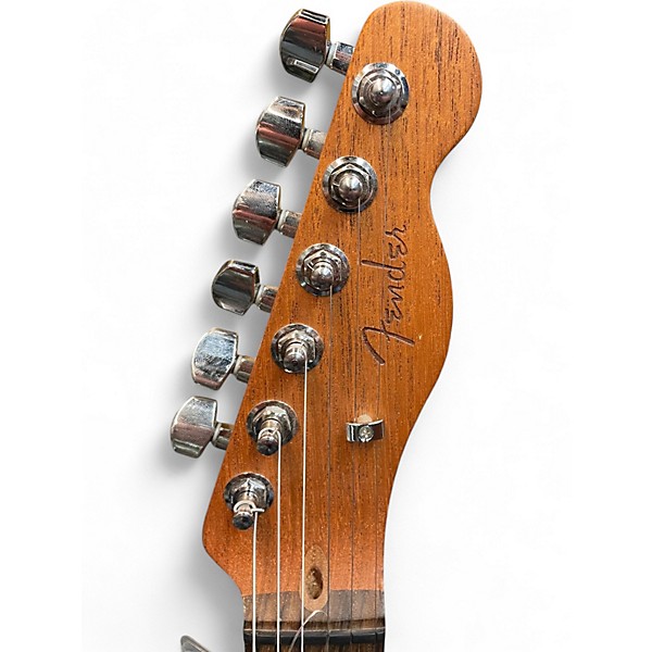 Used Fender Acoustasonic Player Telecaster Black Acoustic Electric Guitar