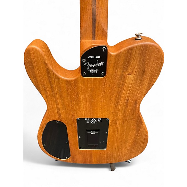 Used Fender Acoustasonic Player Telecaster Black Acoustic Electric Guitar