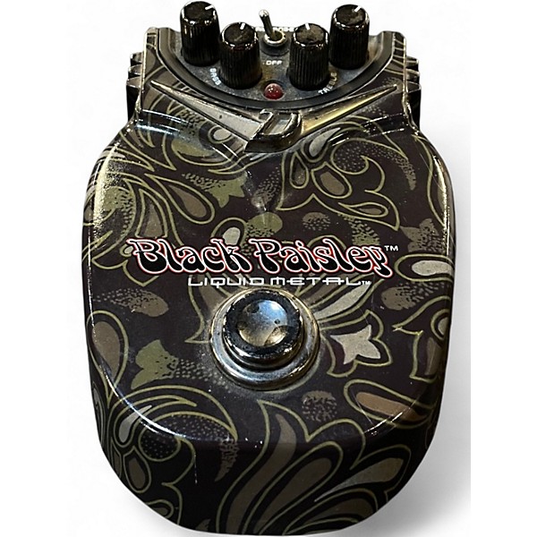 Used Danelectro BLACK PAISLEY LIQUID METAL Effect Pedal