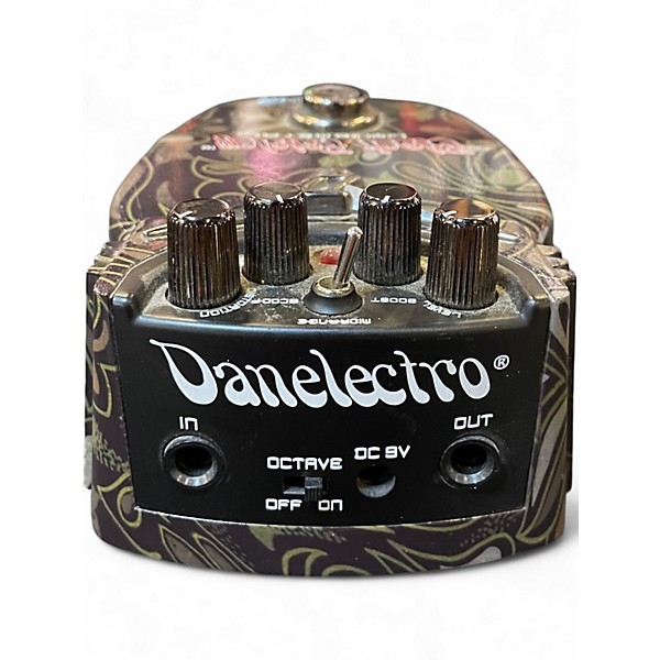 Used Danelectro BLACK PAISLEY LIQUID METAL Effect Pedal