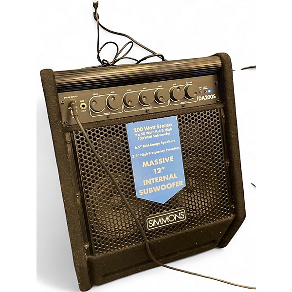 Used Simmons DA200S 200W Drum Amplifier