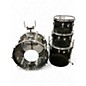 Vintage 1970s Ludwig 4 Piece Vistalite Combo Smoke Drum Kit thumbnail