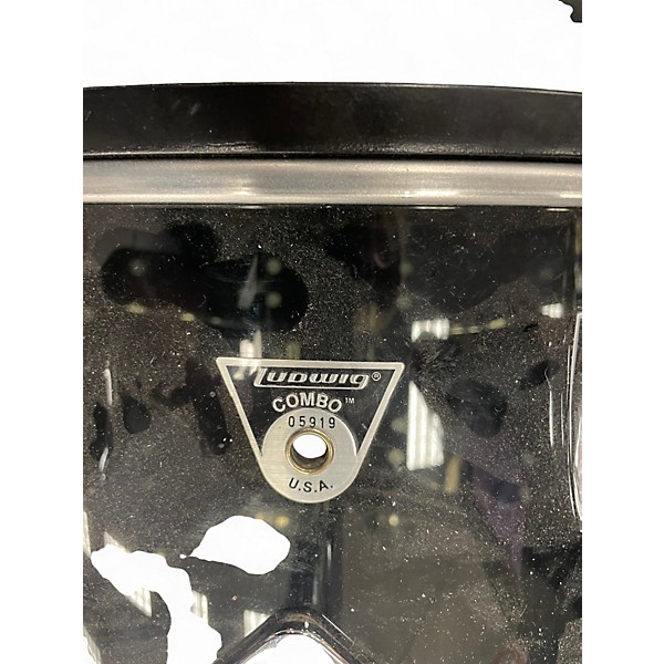 Vintage 1970s Ludwig 4 Piece Vistalite Combo Smoke Drum Kit