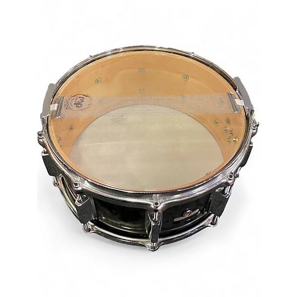 Used Yamaha 14in Tour Custom Snare Limited Black Sparkle Drum