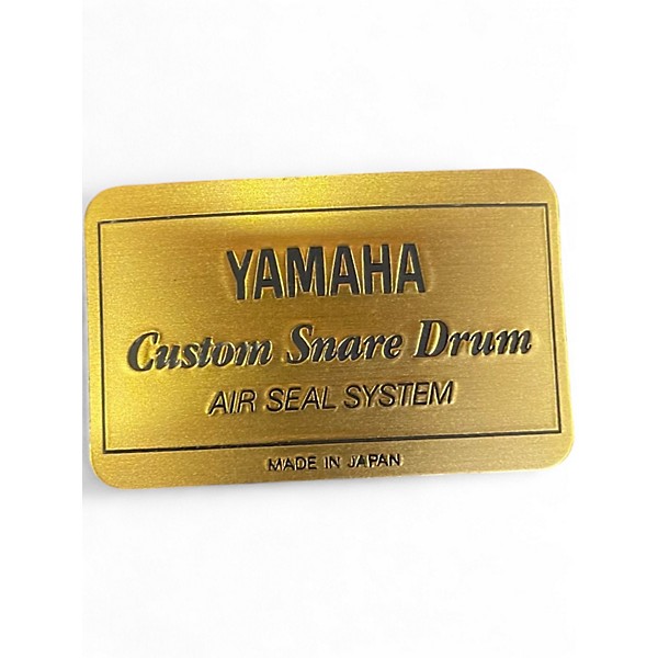 Used Yamaha 14in Tour Custom Snare Limited Black Sparkle Drum