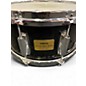Used Yamaha 14in Tour Custom Snare Limited Black Sparkle Drum