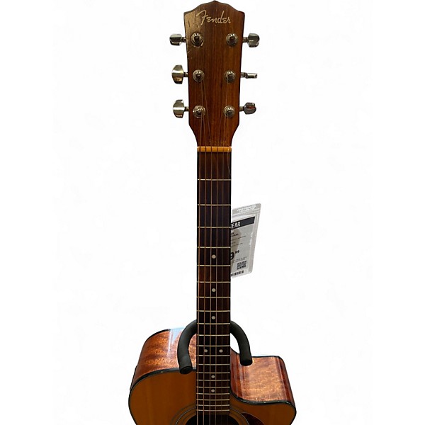 Used Fender CD140S Dreadnought Natural Acoustic Guitar