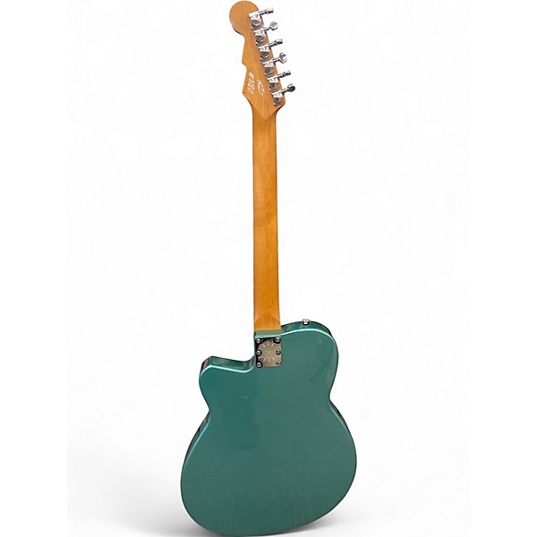 Used Reverend Club King 290 Deep Sea Blue Hollow Body Electric Guitar