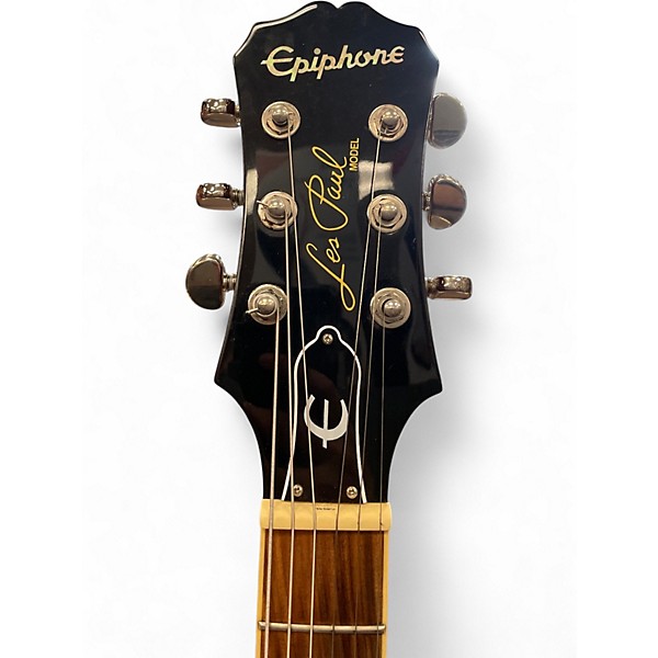 Used Epiphone Les Paul Standard Gold Top Solid Body Electric Guitar