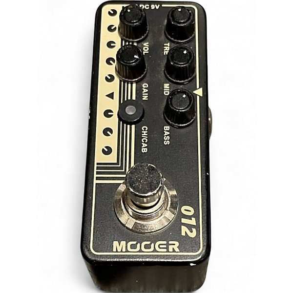 Used Mooer 012 Fried Mien Micro Preamp Pedal