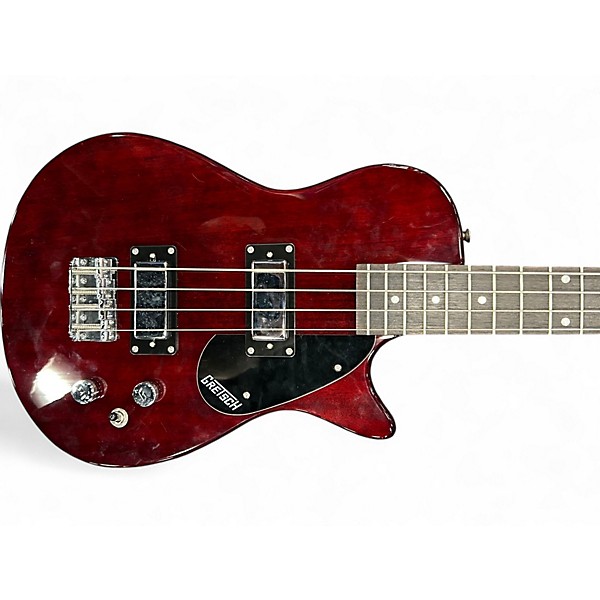 Used Gretsch Guitars Streamliner Jet Club Bass Single-Cut Short-Scale Walnut Stain Electric Bass Guitar
