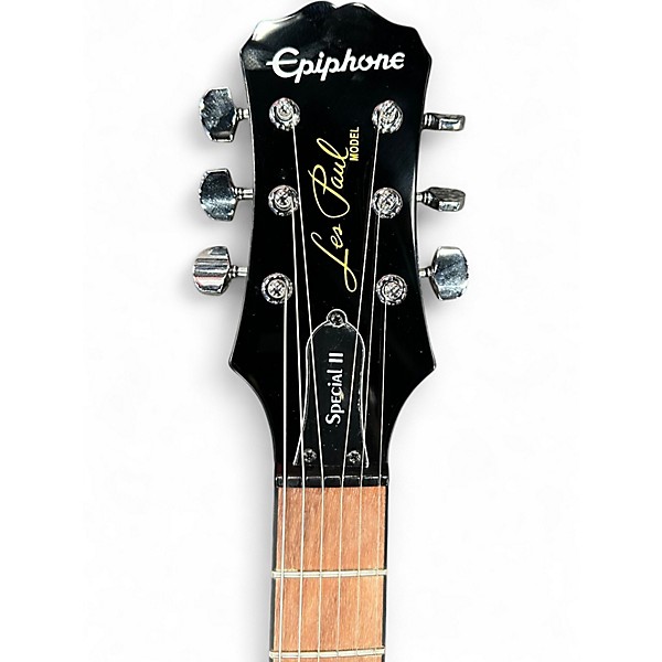 Used Epiphone Les Paul Special II Black Solid Body Electric Guitar