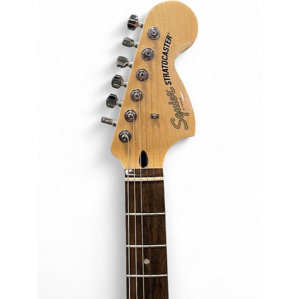 Used Squier Affinity Stratocaster Bundle Black Solid Body Electric Guitar