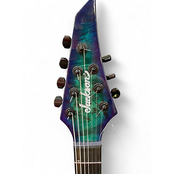 Used Jackson Pro Series Misha Mansoor Signature Juggernaut HT7FM CHLORINE BURST Solid Body Electric Guitar