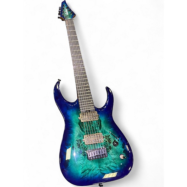 Used Jackson Pro Series Misha Mansoor Signature Juggernaut HT7FM CHLORINE BURST Solid Body Electric Guitar