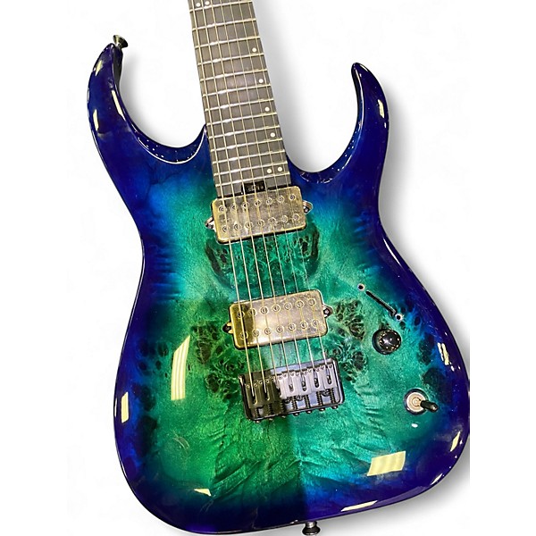 Used Jackson Pro Series Misha Mansoor Signature Juggernaut HT7FM CHLORINE BURST Solid Body Electric Guitar