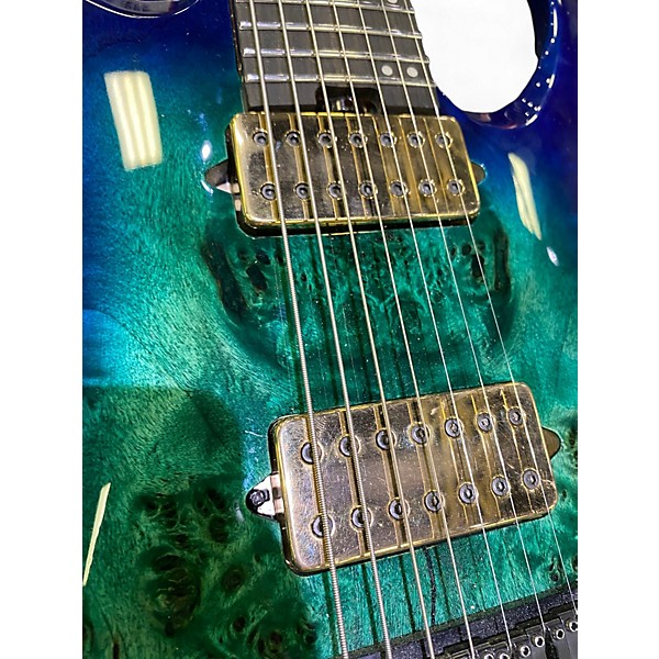 Used Jackson Pro Series Misha Mansoor Signature Juggernaut HT7FM CHLORINE BURST Solid Body Electric Guitar