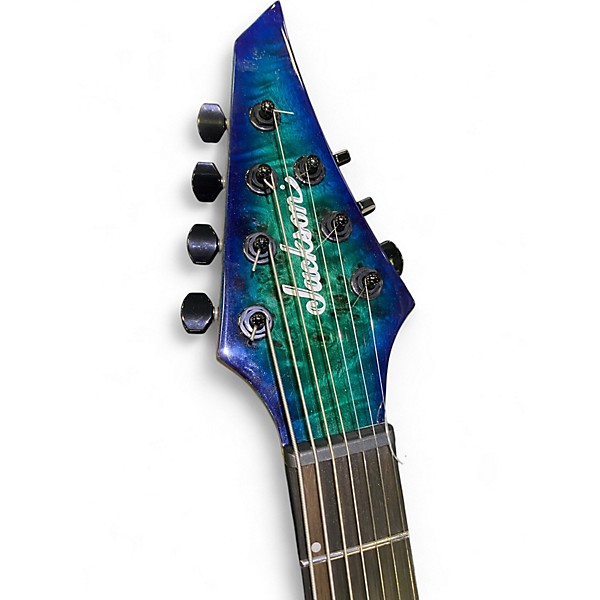 Used Jackson Pro Series Misha Mansoor Signature Juggernaut HT7FM CHLORINE BURST Solid Body Electric Guitar