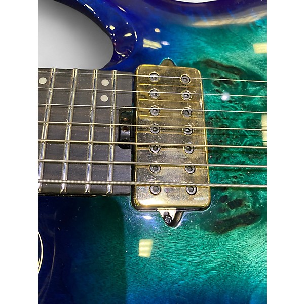 Used Jackson Pro Series Misha Mansoor Signature Juggernaut HT7FM CHLORINE BURST Solid Body Electric Guitar