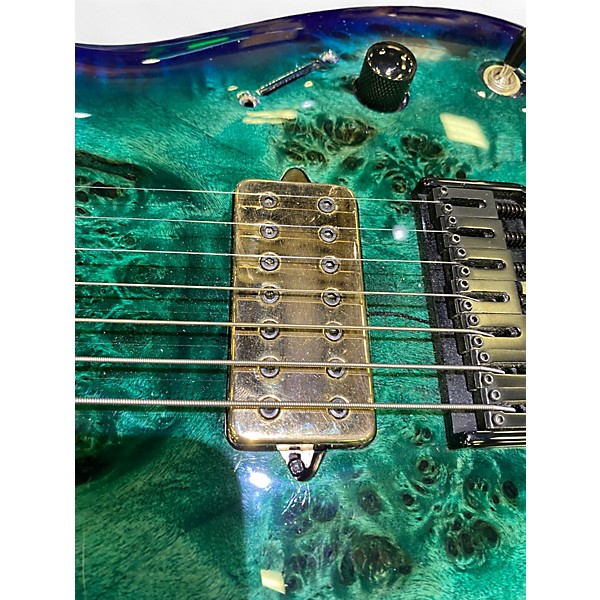 Used Jackson Pro Series Misha Mansoor Signature Juggernaut HT7FM CHLORINE BURST Solid Body Electric Guitar