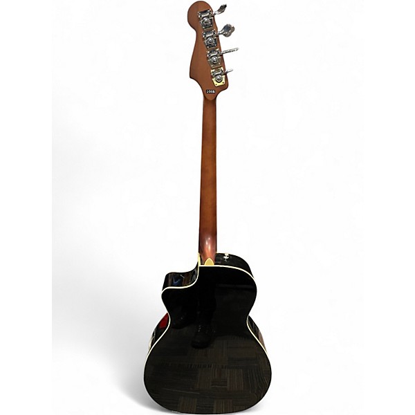 Used Fender Kingman 4-String Black Acoustic Bass Guitar