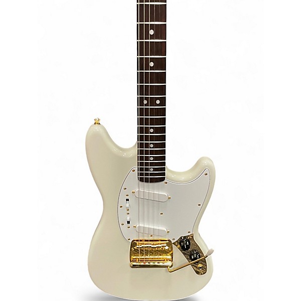 Used Fender MIJ Mustang Alpine White Solid Body Electric Guitar