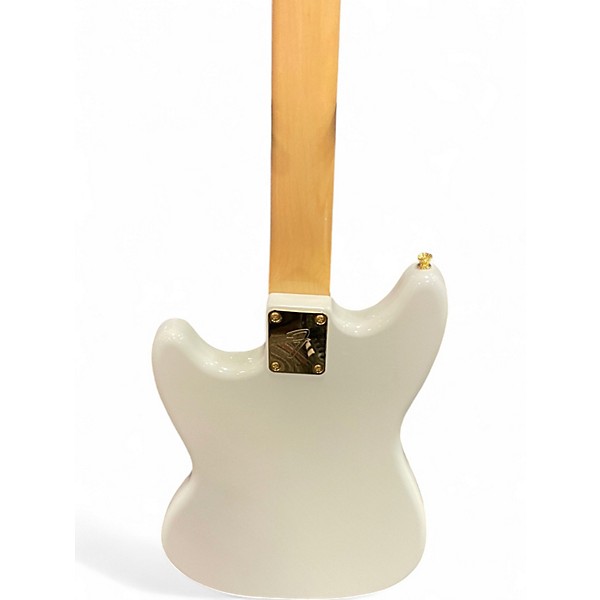 Used Fender MIJ Mustang Alpine White Solid Body Electric Guitar