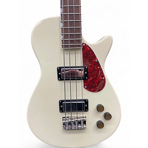 Used Gretsch Guitars Streamliner Jet Club Bass Vintage White Electric Bass Guitar