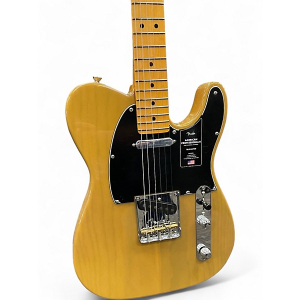 Used 2025 Fender American Professional II Telecaster Butterscotch Solid Body Electric Guitar