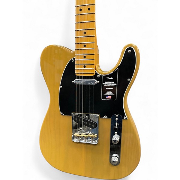 Used 2025 Fender American Professional II Telecaster Butterscotch Solid Body Electric Guitar