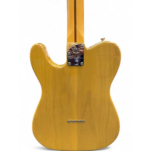 Used 2025 Fender American Professional II Telecaster Butterscotch Solid Body Electric Guitar