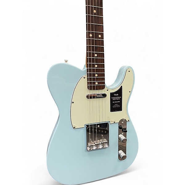 Used Fender Vintera II Telecaster Blue Solid Body Electric Guitar
