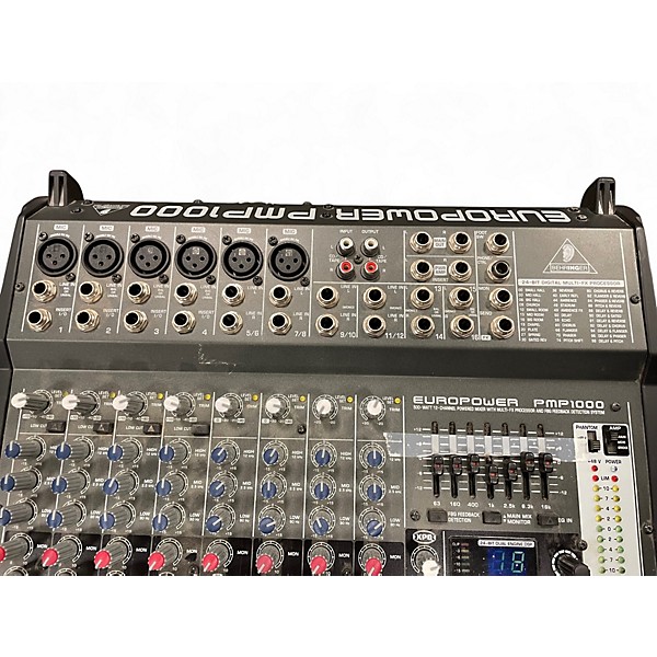 Used Behringer EUROPower PMP1000 Powered Mixer