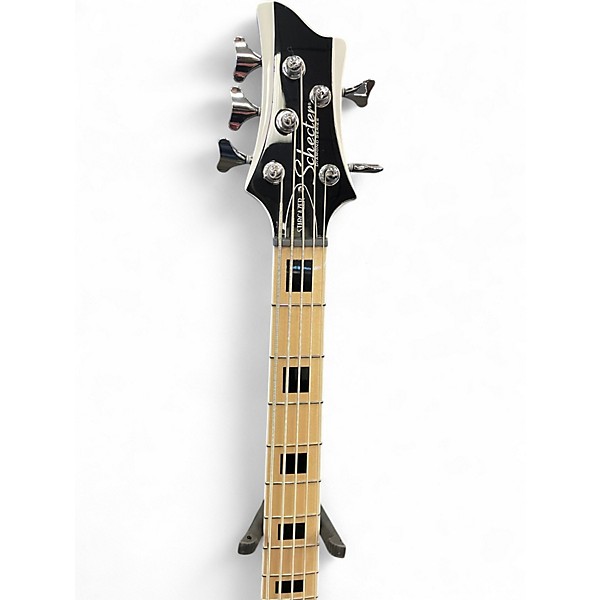 Used Schecter Guitar Research Stargazer-5 Gloss Black Electric Bass Guitar